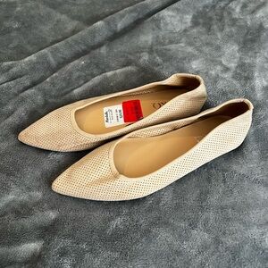 XOXO Cream Colored Flats